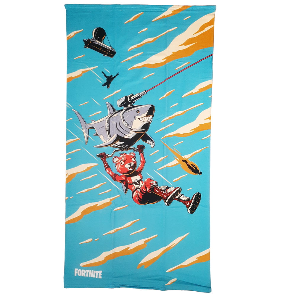 Fortnit Battle Bus Game Super Soft Beach Towel