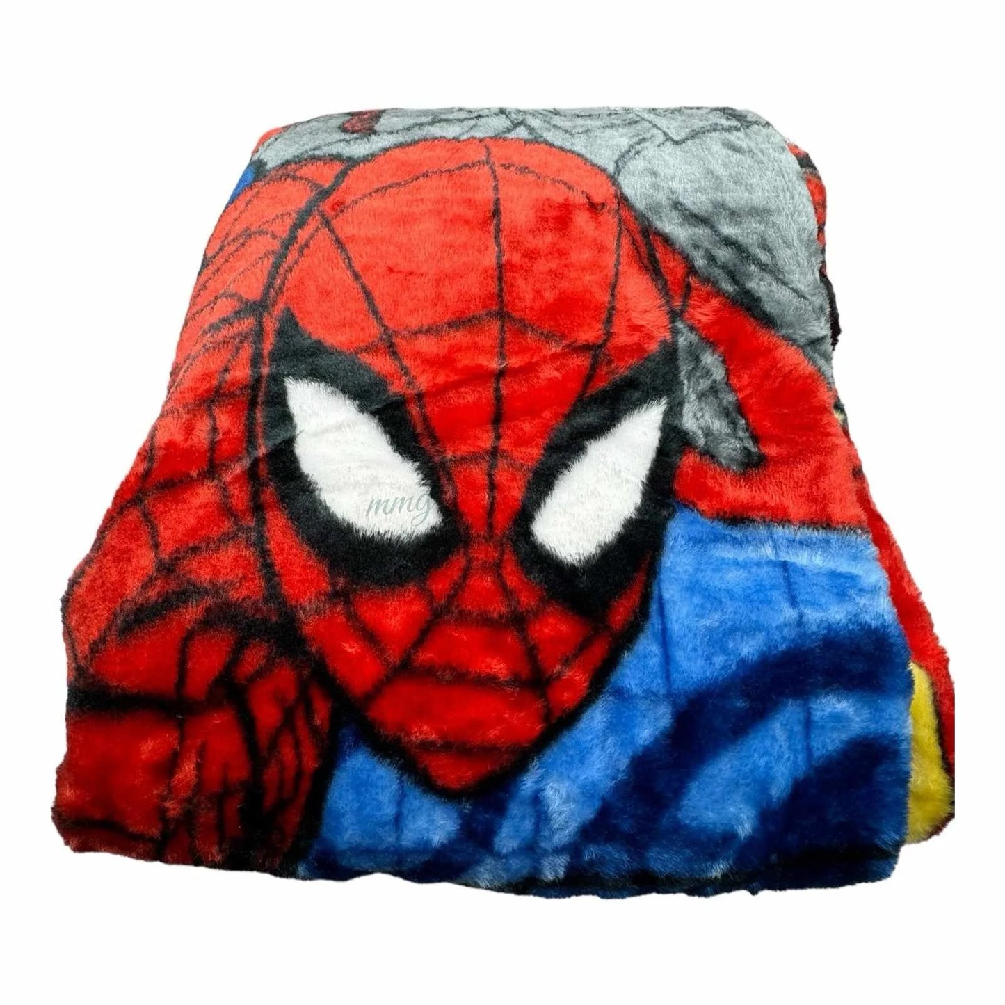 Avengers Twin/Full Raschel Blanket Spiderman Ironman Thor Groot