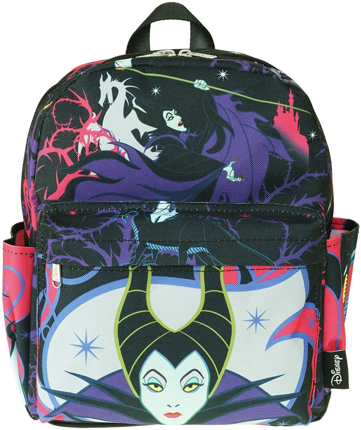 Maleficent Deluxe Oversize Print Daypack 12" Backpack