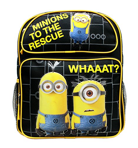 Despicable Me Backpack Minions to The Rescue Black 14-inch