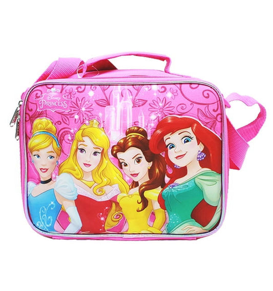 Disney Princess Lunch Bag Cinderella Aurora Bella Ariel