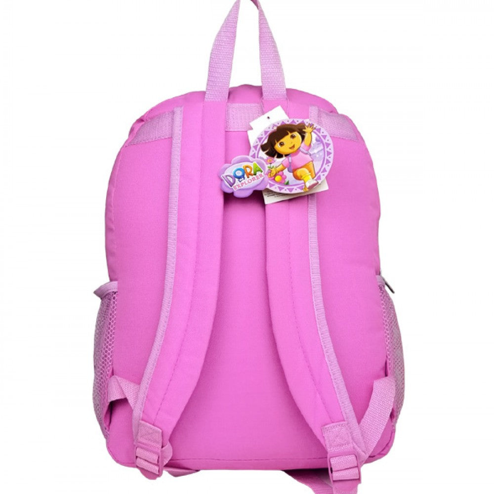 Dora the Exploarer 16 inch Backpack Boots Crayons Pink