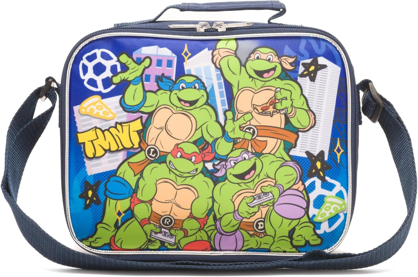 TMNT Teenage Mutant Ninja Turtle Insulated Lunch Bag Box