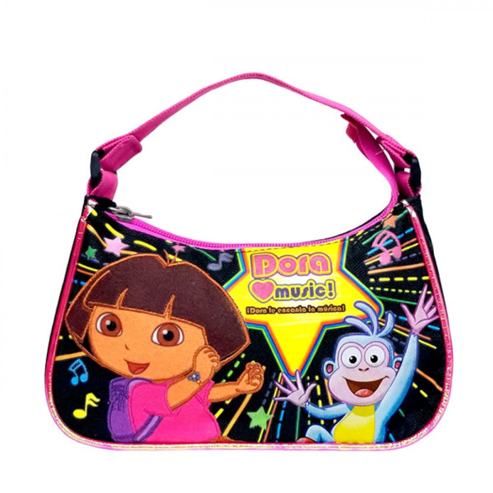 Nickelodeon Dora the Explorer Love Music Black Handbag for kids/Girls