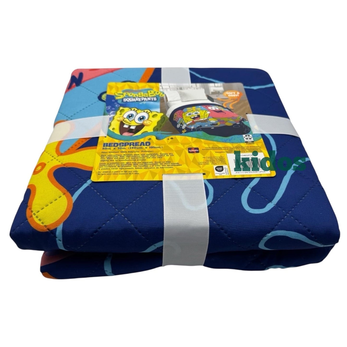 Spongebob Squarepants Patrick Friends Twin Quilted Bedspread