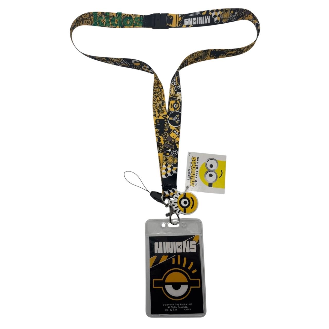 Despicable Me Lanyard with Card Holder and Screen Cleaner Dangle