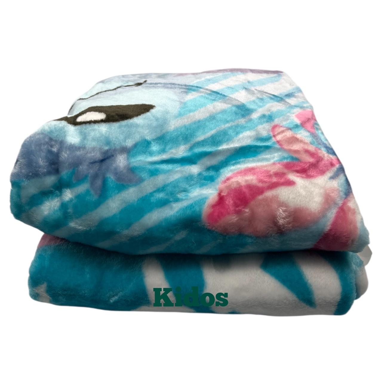 Stitch Happiness Raschel Twin Size Blanket 55" x 75"