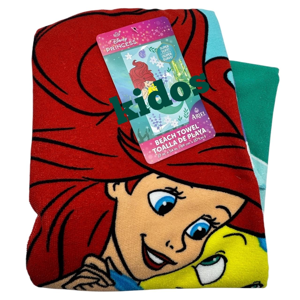 Ariel Happy Little Mermaid Beach Pool Bath Towel 27in x 54 in