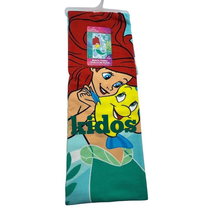 Ariel Happy Little Mermaid Beach Pool Bath Towel 27in x 54 in