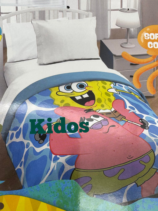 Spongebob Squarepants Patrick Twin Quilted Bedspread