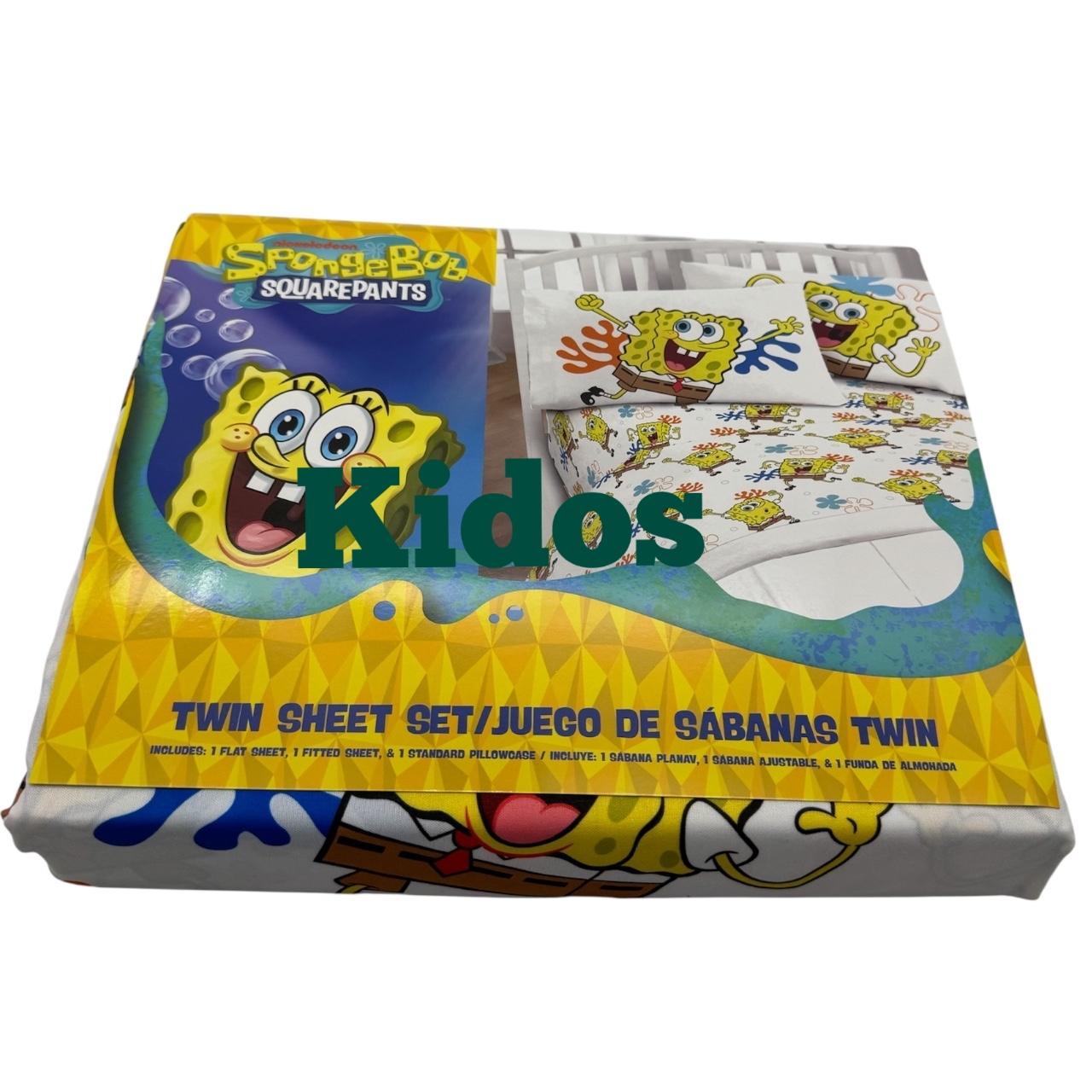Spongebob Squarepants Twin Sheet Kids Set 3 pieces