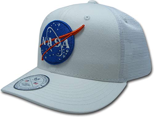 Rapid Dominance Standard NASA Cotton Trucker, White One Size
