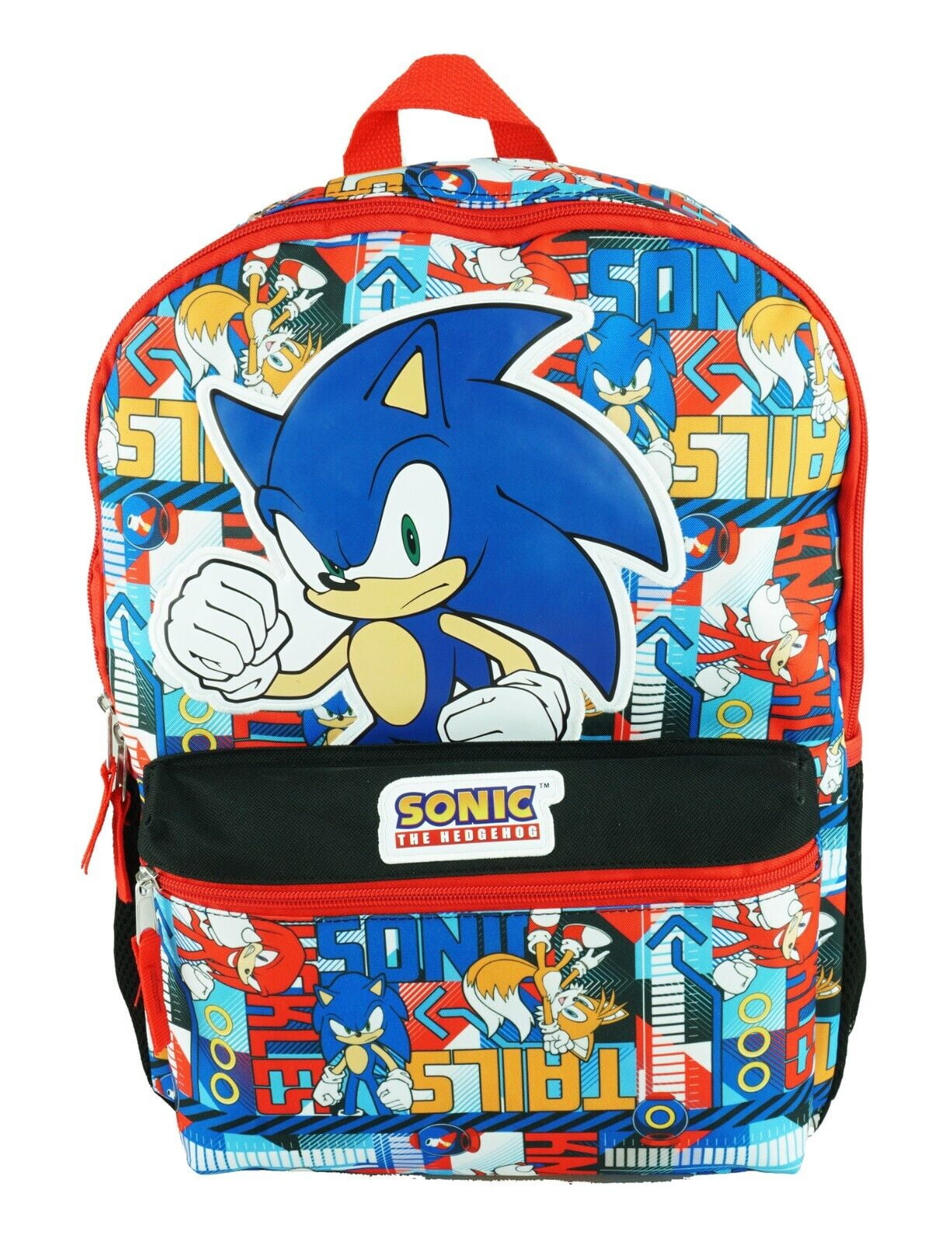 SEGA 16 inches Sonic the Hedgehog Allover Large Backpack