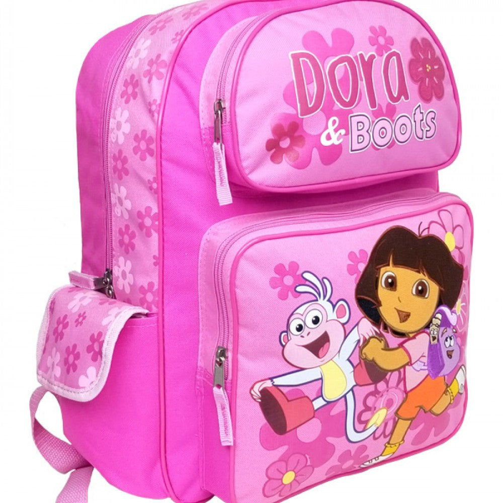 Backpack - Dora the Explorer - Boots Pink (Large School Bag) New 81612