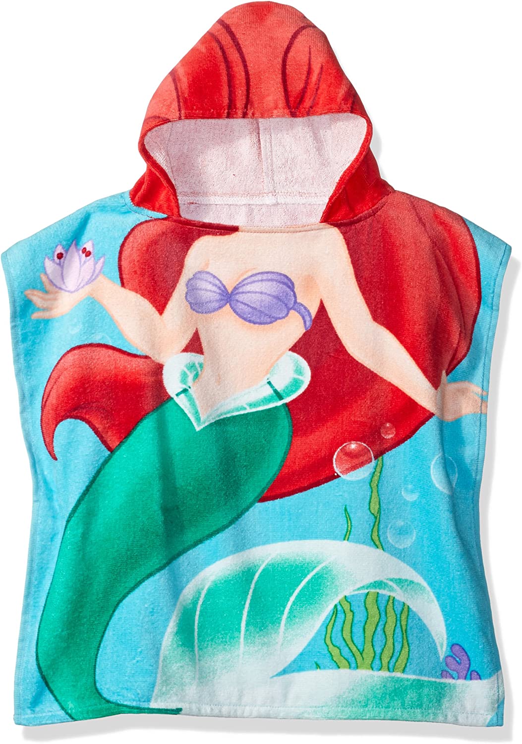 Disney Little Mermaid Ariel Cotton Hooded Towel