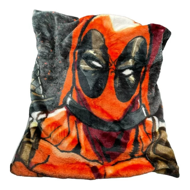 Deadpool Twin Raschel Blanket