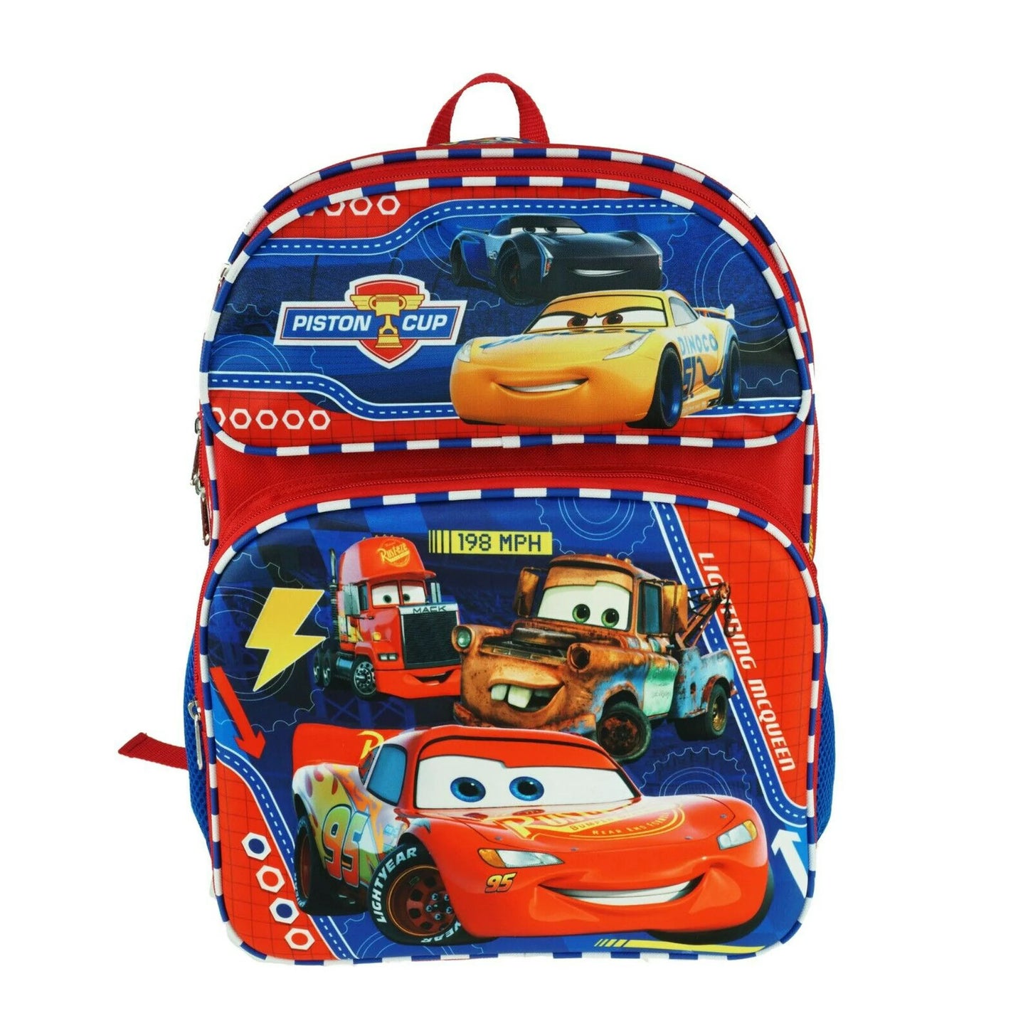 Disney Cars 16 Inch Large Backpack 3D Design