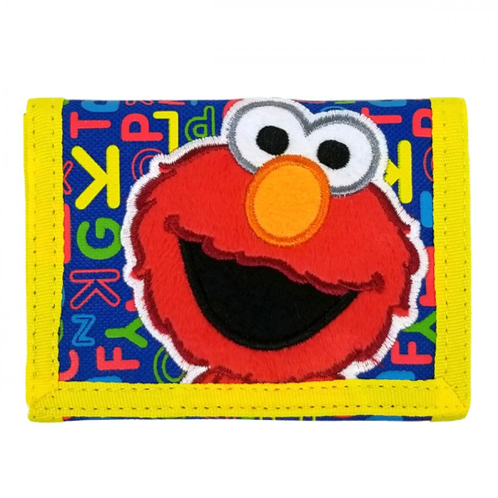 Trifold Wallet - Sesame Street - Elmo ABC Yellow