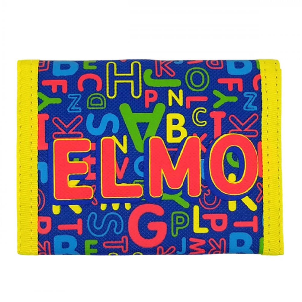 Trifold Wallet - Sesame Street - Elmo ABC Yellow