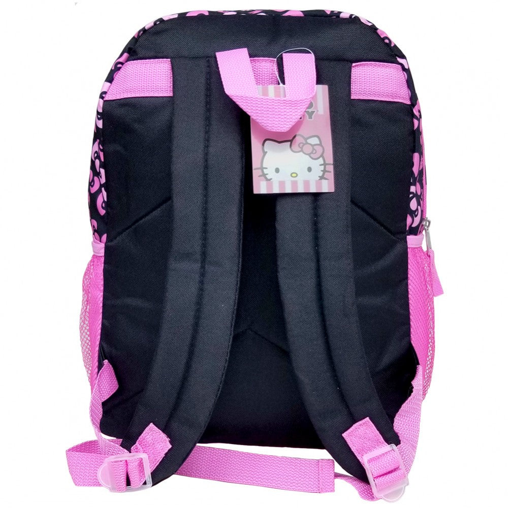 Hello Kitty Backpack and Lunch Bag Set - Black/Pink