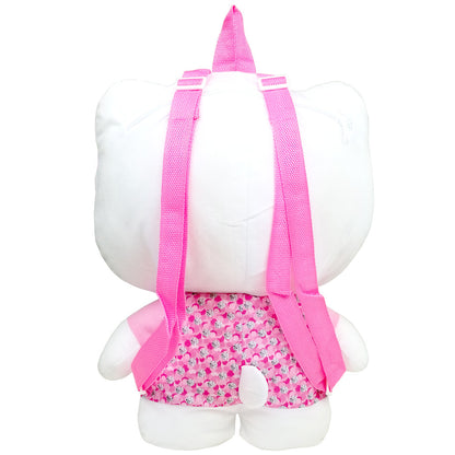 Hello Kitty Plush Doll Backpack 18 inches Tall - Flower