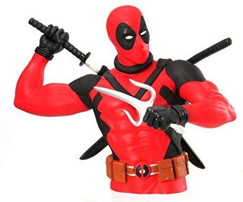 Marvel New Deadpool Bust Bank Action Figure