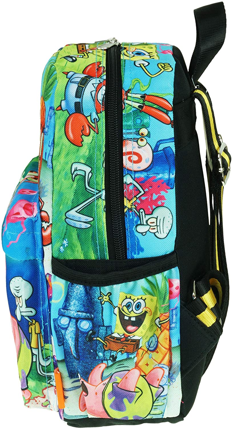 SpongeBob Squarepants 12" Deluxe Allover Print Daypack - A21204