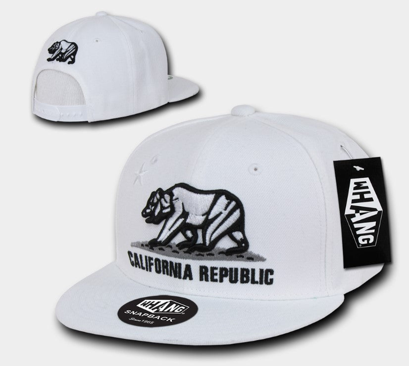 WHANG Snapbacks, White