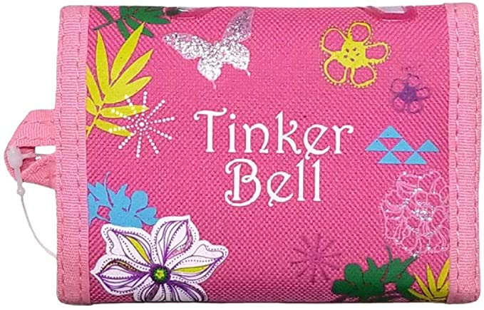 Tinkerbell Trifold Wallet Pink Coin Purse