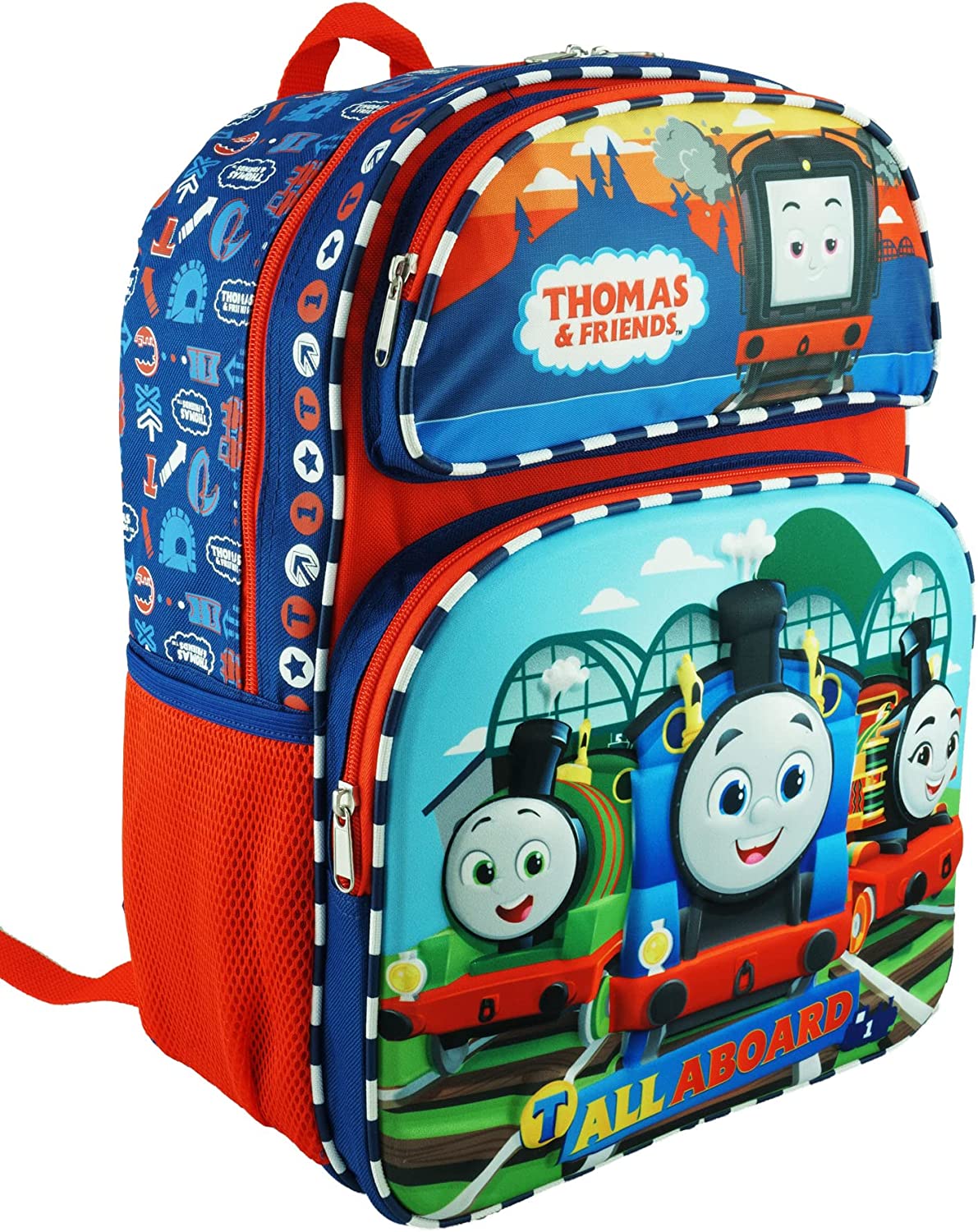 Thomas and Friends Backpack 3-D EVA Molded 16 Inch - Thomas the Train BookBag