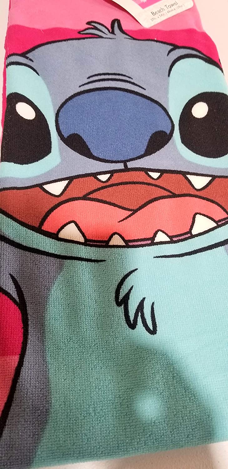 Lilo and Stitch Beach Towel Funny Beach Towel 27in x 54 in