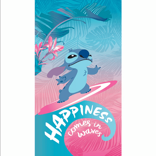 Lilo and Stitch  OVERSIZED Beach Towel  40 x 72 inches Floral Happiness