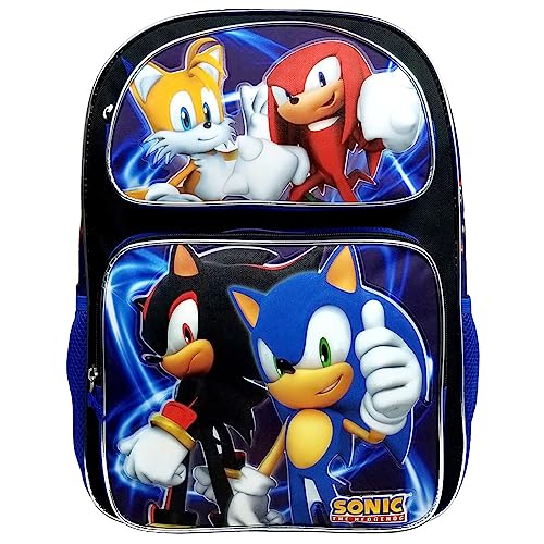 Sonic The Hedgehog Large Backpack Tails Knuckles Shadow