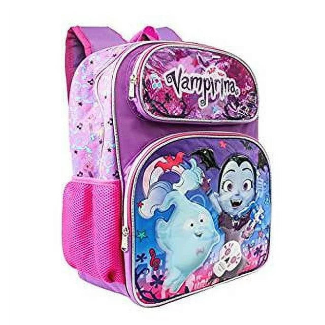 Disney Vampirina Backpack Bat Purple 16-inch