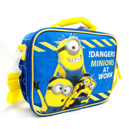 Despicable Me Lunch Bag  Danger Minions at Work Blue