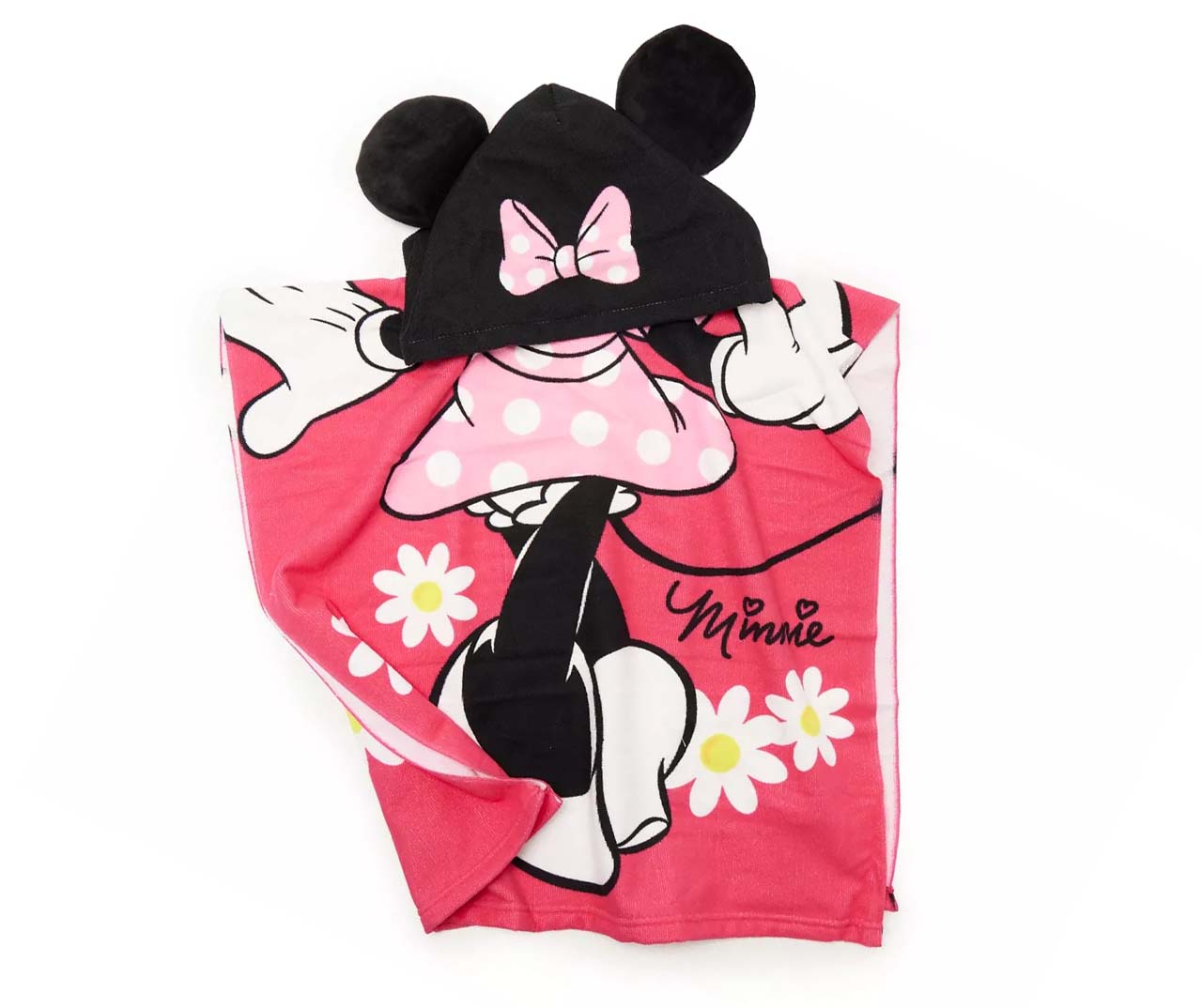 Disney Minnie Mouse Hooded Poncho Bath Beach Towel