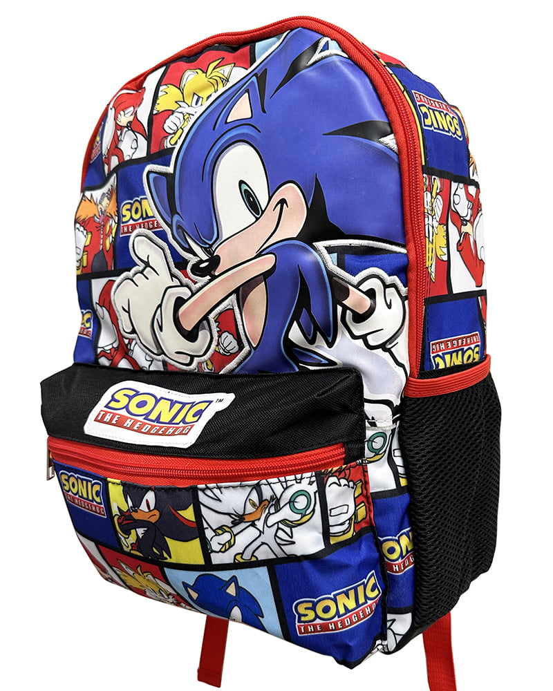 Sonic The Hedgehog 16-inch Backpack School Bag