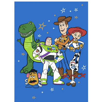 Toy Story Twin Size Raschel Blanket