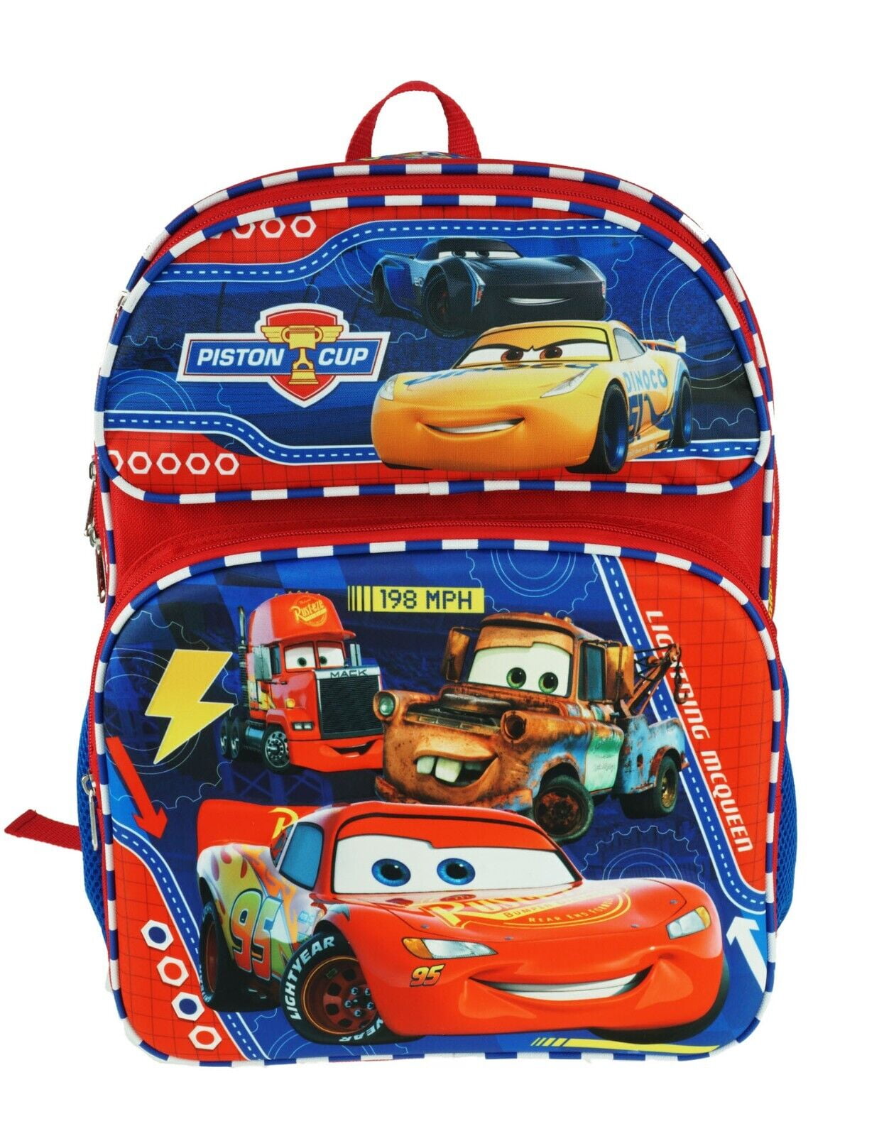 Disney Cars 16 Inch Large Backpack 3D Design