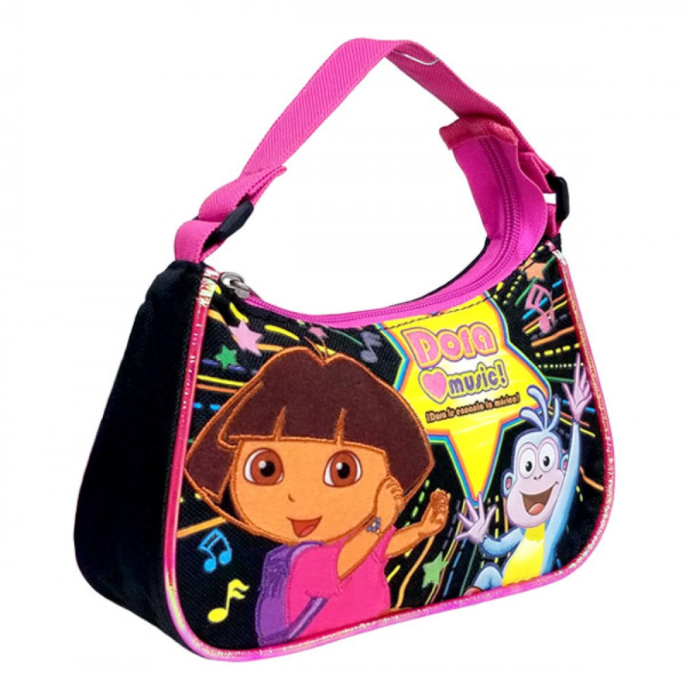 Nickelodeon Dora the Explorer Love Music Black Handbag for kids/Girls