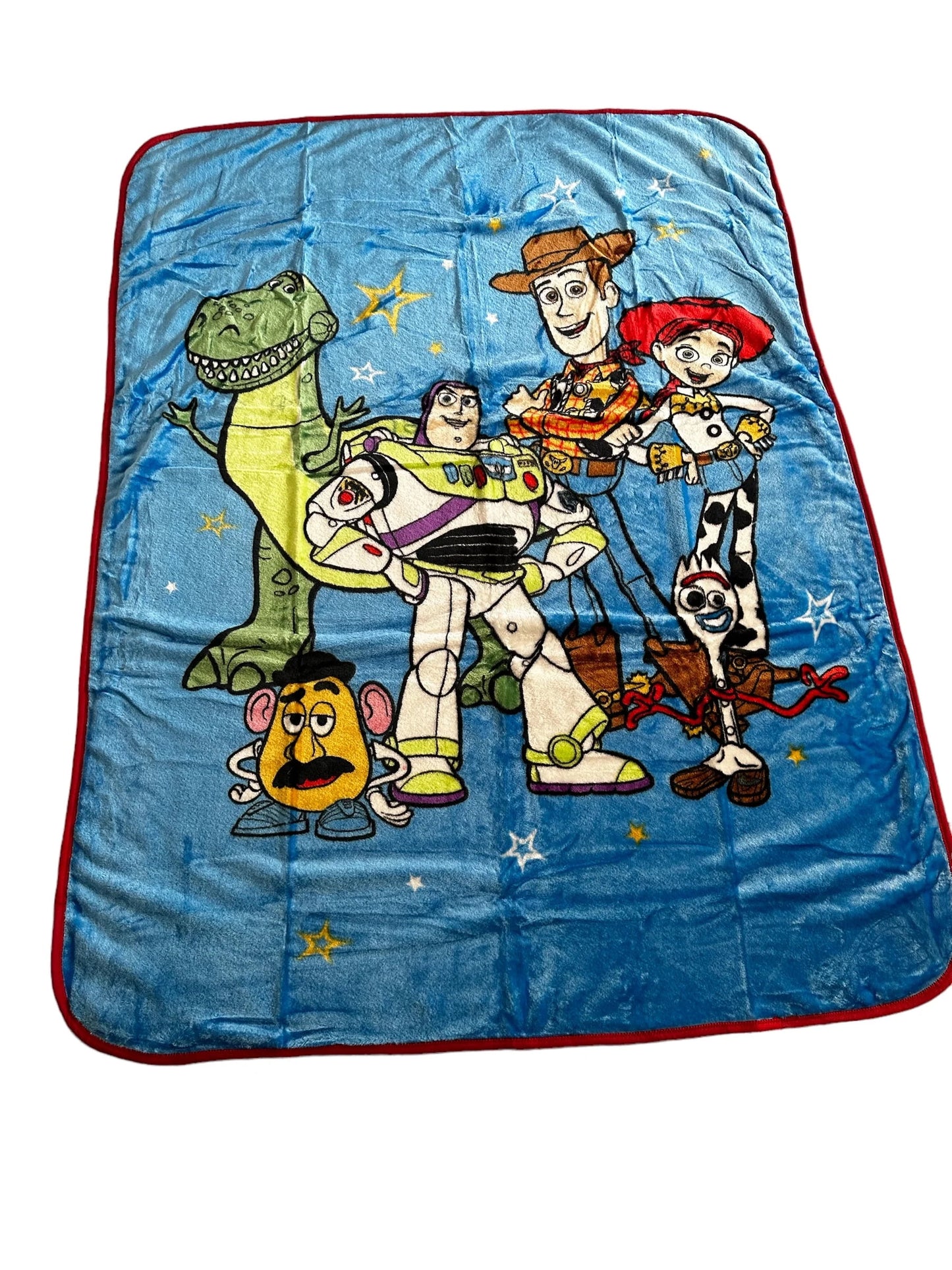 Toy Story Twin Size Raschel Blanket