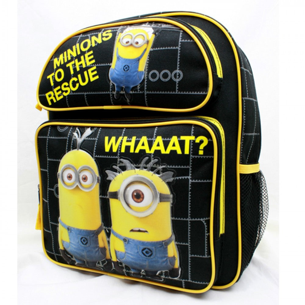 Despicable Me Backpack Minions to The Rescue Black 14-inch