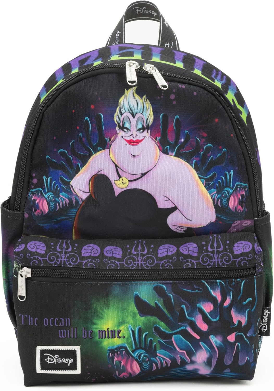 Ursula Villain 13" Backpack All Over Print The Little Mermaid by Disney