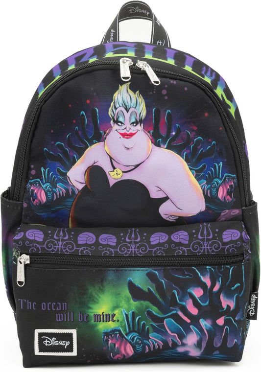 Ursula Villain 13" Backpack All Over Print The Little Mermaid by Disney