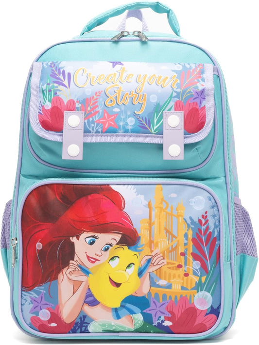 Little Mermaid Ariel Large 16” School Backpack