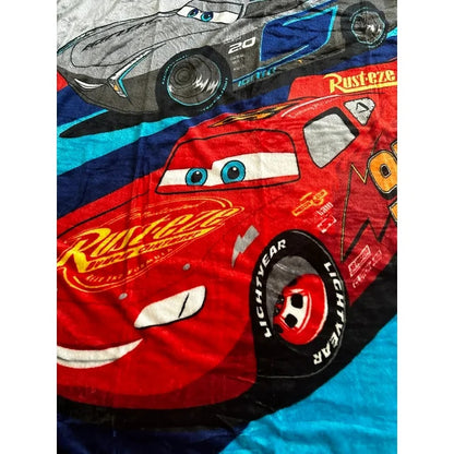 Disney Cars 55 x 75 Twin Size Blanket Winning At Full Speed