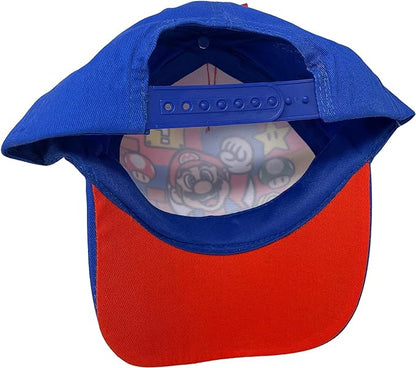 Nintendo Super Mario Blue Baseball Cap Blue Hat