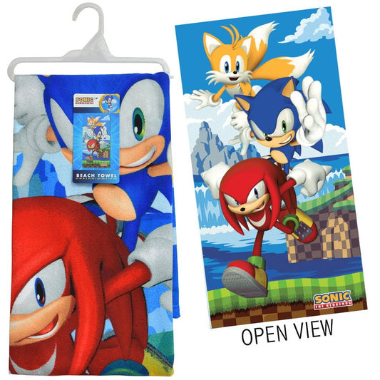 Sonic The Hedgehog Microfiber Beach Towel 27x54