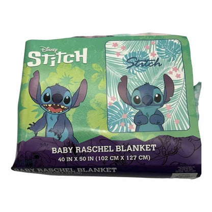 Disney Stitch Aloha Baby Raschel Blanket Adventure