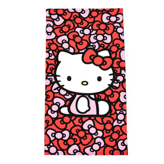 Hello Kitty World of Bows Red Beach Bath Pool Towel